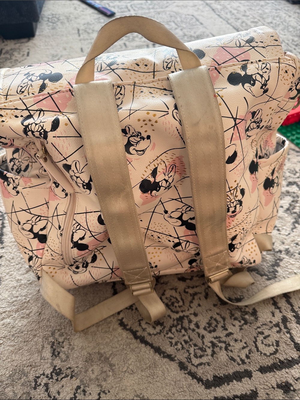 Petunia Pickle Bottom Minnie Mouse diaper bag - Picture 3 of 4